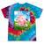 Frutiger Aero Aesthetic Tech Kawaii Strawberry Milk Fishes Tie-Dye T-Shirts Festival Tie-Dye