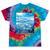 Frutiger Aero Aesthetic Tech Ocean Underwater Fishes Tie-Dye T-Shirts Festival Tie-Dye