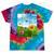 Frutiger Aero Aesthetic Tech Scenery Fishes Sunflower Raglan Baseball Tee Tie-Dye T-Shirts Festival Tie-Dye