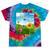 Frutiger Aero Aesthetic Tech Scenery Fishes Sunflower Tie-Dye T-Shirts Festival Tie-Dye