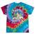 North Pole Tree Farm Merry Christmas Holiday Scene Nostalgia Tie-Dye T-Shirts Festival Tie-Dye