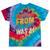 Retro AI Nostalgia Quote Distressed Vintage Tie-Dye T-Shirts Festival Tie-Dye