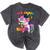 1st Grade Nailed It Flossing Unicorn Graduation Shirt Mineral Wash Tshirts Mineral Black