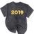 2019 Gold Confetti Graduation T Shirt High School College Mineral Wash Tshirts Mineral Black