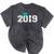 2019 Graduate Graduation Shirt For Senior 2019 Mineral Wash Tshirts Mineral Black