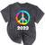 2023 Graduation Class Year Tie Dye Peace Sign Graduate Shirt Mineral Wash Tshirts Mineral Black