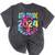 8th Grade Graduate 2024 Graduation Last Day Of School Tie Mineral Wash Tshirts Mineral Black