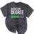 Bachelors Degree Loading College Student Graduation Mineral Wash Tshirts Mineral Black
