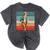 Boy Goose Vintage Rural Pastoral Charm Nostalgia Simple Life Mineral Wash Tshirts Mineral Black