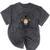 Boys Girls Preschool Graduate Sloth Graduation Cap Mineral Wash Tshirts Mineral Black
