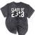 Class Of 2018 Graduation Dabbing Panda Bear Mineral Wash Tshirts Mineral Black
