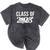 Class 2023 Graduation Senior Baseball Player Mineral Wash Tshirts Mineral Black