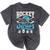 Class Of 2025 Hockey Senior Graduation Graduate Grad Mineral Wash Tshirts Mineral Black