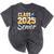 Class Of 2025 Senior Graduate 2025 Graduation Class Mineral Wash Tshirts Mineral Black