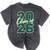 Class Of 2026 Graduation Varsity Green And On The Back Mineral Wash Tshirts Mineral Black