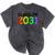 Class Of 2031 Pre-K -12th Grade Hand Prints Space Graduation Mineral Wash Tshirts Mineral Black