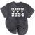 Class Of 2034 School Graduation Mineral Wash Tshirts Mineral Black