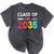 Class Of 2035 Kindergarten Pre K Grow With Me Graduation Mineral Wash Tshirts Mineral Black