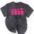 Class Of 2038 Pink Girls Growing Up School Memory Graduation Mineral Wash Tshirts Mineral Black