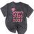 Coquette Pink Bow Flowers Senior 2026 2027 Graduation Mineral Wash Tshirts Mineral Black