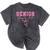 Coquette Senior 2026 Class Of 2026 Pink Bow Graduation 2026 Mineral Wash Tshirts Mineral Black