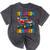 First Grade Graduation Monster Truck 1st Grade Graduate Mineral Wash Tshirts Mineral Black