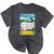 Frutiger Aero Aesthetic Rainbow Glitch Art Mineral Wash Tshirts Mineral Black