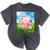 Frutiger Aero Aesthetic Tech Kawaii Strawberry Milk Fishes Mineral Wash Tshirts Mineral Black
