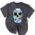 Frutiger Aero Aesthetic Tech Skull Computer Fishes Mineral Wash Tshirts Mineral Black