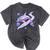 Frutiger Aero Y2K Chrome Dolphin Mineral Wash Tshirts Mineral Black