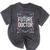 Future Doctor Graduation School Kids Toddler Women Men Mineral Wash Tshirts Mineral Black