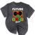Future HBCU Grad HBCU Tomorrow Girl Graduation Kids Mineral Wash Tshirts Mineral Black