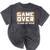 Game Over Class Of 2018 Graduation Shirt Mineral Wash Tshirts Mineral Black