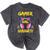 Gamer Girl Graduate Shirt Girls Kids Gamer Graduation Mineral Wash Tshirts Mineral Black