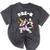 Girls Dabbing Unicorn Pre-K PreSchool Nailed It Graduation Mineral Wash Tshirts Mineral Black