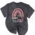 Goodbye 5TH Grade Graduation 2024 Hello 6TH Grade Rainbow Mineral Wash Tshirts Mineral Black
