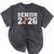 Graduate Senior Class Of 2026 Graduation American Football Mineral Wash Tshirts Mineral Black