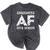 Graduated AF 2018 Senior Graduation Shirt Mineral Wash Tshirts Mineral Black