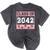 Graduating Class Of 2042 First Day Of School 2042 Graduation Mineral Wash Tshirts Mineral Black
