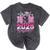 Graduation 2025 Proud Mom Of 2025 Graduate Floral Women Mineral Wash Tshirts Mineral Black