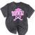 Graduation 2026 Senior 2026 Class Of 2026 Coquette Pink Girl Mineral Wash Tshirts Mineral Black