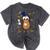 Graduation Flossing Peanut OIT Mineral Wash Tshirts Mineral Black