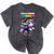 Graduation Kindergarten Unicorn Roller Skate Girls Grad Mineral Wash Tshirts Mineral Black