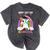 Happy Last Days Of School Graduation Class 2022 Unicorn Girl Mineral Wash Tshirts Mineral Black
