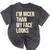 I'm Nicer Than My Face Looks Introverted Introverts Mineral Wash Tshirts Mineral Black