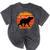 Introvert Retro Sunset Capybara Tee Mineral Wash Tshirts Mineral Black