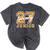 Junior Class 2027 Graduation Back To School Orange Letters Premium Tri-Blend Mineral Wash Tshirts Mineral Black