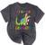 Kids 1st Grade Graduate Dinosaur Trex 1st Grade Graduation Mineral Wash Tshirts Mineral Black
