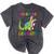 Kids 2nd Grade Graduate Dinosaur Trex 2nd Grade Graduation Mineral Wash Tshirts Mineral Black