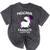 Kids Class Of 2018 Unicorn Preschool Graduation For Girls Mineral Wash Tshirts Mineral Black